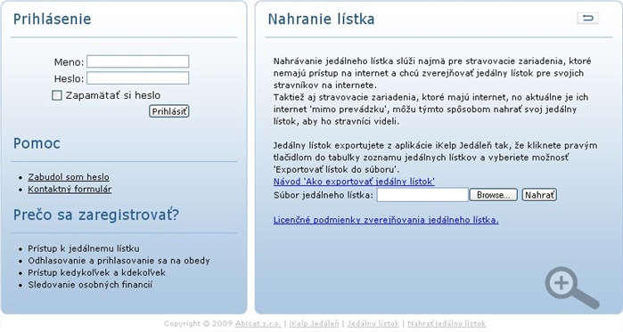 Nahranie jedálneho lístka Nahranie_jedalneho_listka