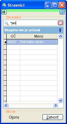 Vyhľadávanie stravníka stravnici-vyhladavanie-hviezdicka
