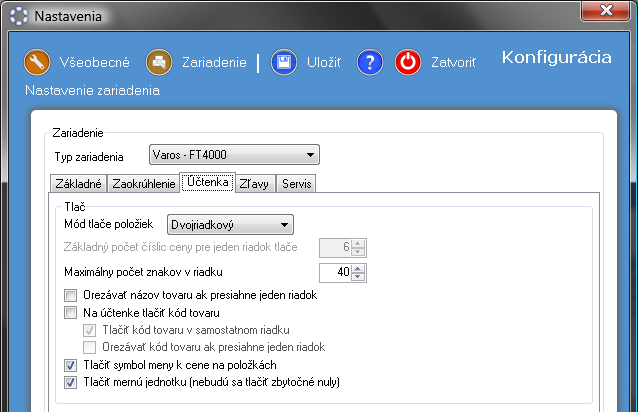 POS Manažér - Varos - Účtenka POS Manažér - Varos - Účtenka