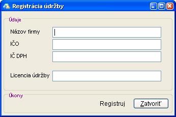 Registrácia údržby registracia_udrzby