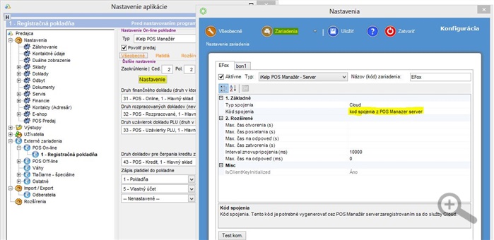 Nastavenie On-line zariadenia v Cloude Nastavenie On-line zariadenia v Cloude