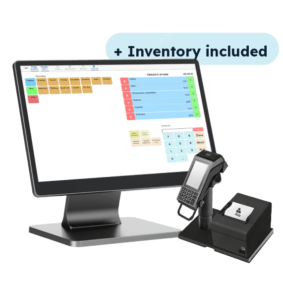 SWAN All-in-one 15 inch - professional iKelp POS bundle