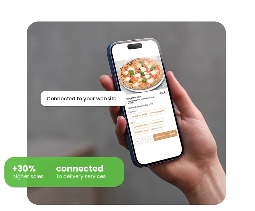 Delivery module - online menu and ordering system on a restaurant website