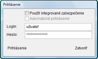 prihlasovací formulár iKelp Dochádzka