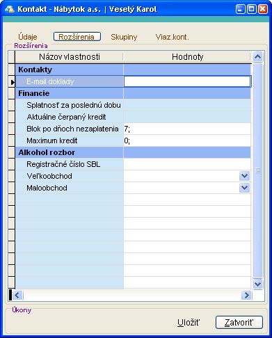 Kontakt - záložka Rozšírenia Kontakt_zalozka_rozsirenia