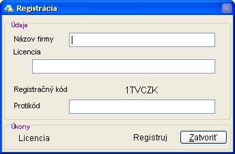 Registrácia registracia