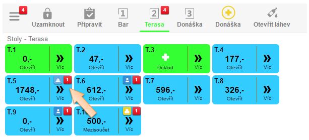 Zobrazen&iacute; notifikac&iacute; od z&aacute;kazn&iacute;ků obsluze