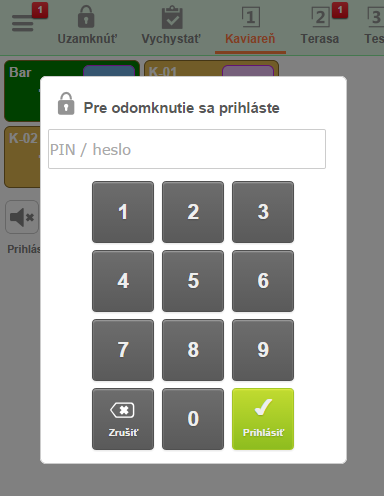 Zablokovaná obrazovka Zablokovaná obrazovka