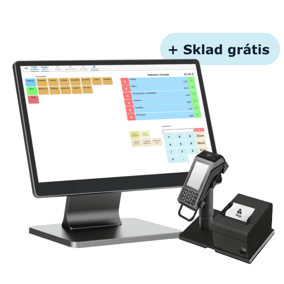 SWAN All-in-one 15 palcov - profi pokladničná zostava iKelp