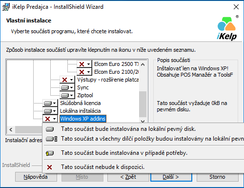 Inštalovať Windows XP addins